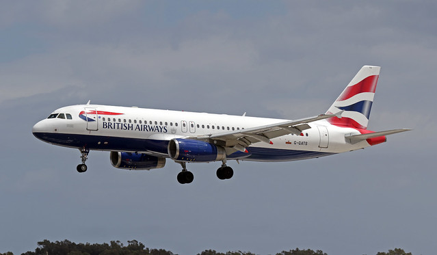 G-GATS LMML 25-04-2024 British Airways Airbus A320-232 CN 1672