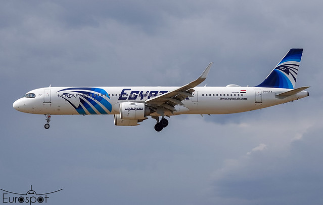 SU-GFV Airbus A321-251N EGYPTAIR MSN 11445 ** Barcelone 2024**