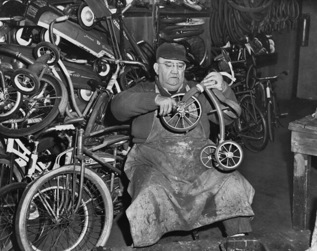 One 042 - Bike Repairman - 1957