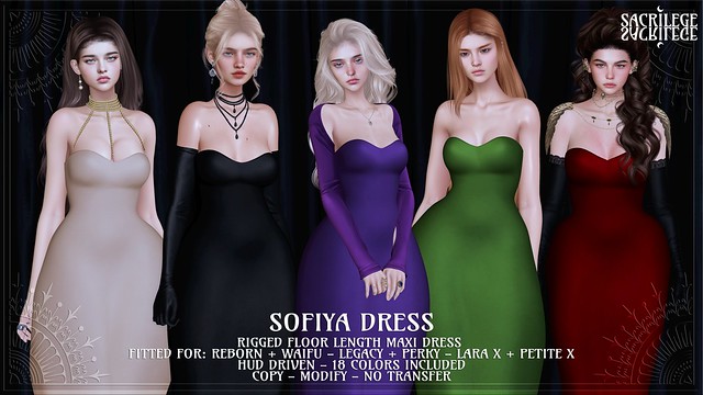 sacrilege . sofiya dress