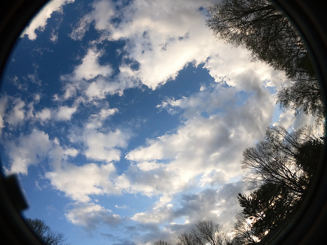 Clouds fisheye