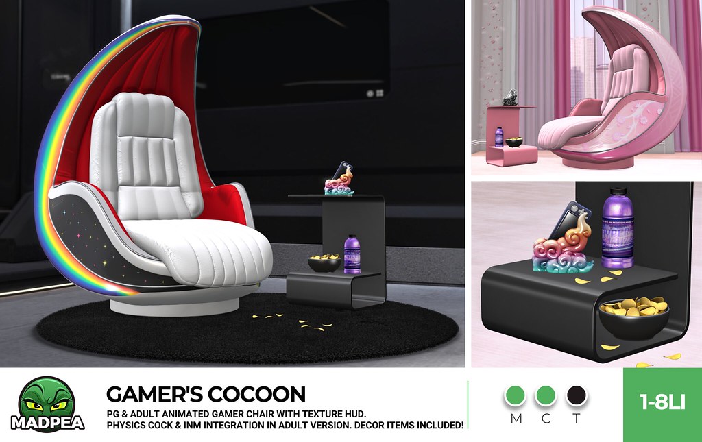 MadPea – Gamer's Cocoon for LEVEL Event!