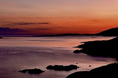 Hebridean fiery sunset