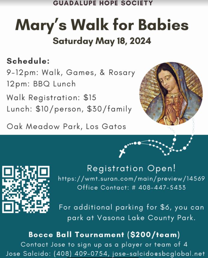 Mary's Walk For Babies 05/18/2024