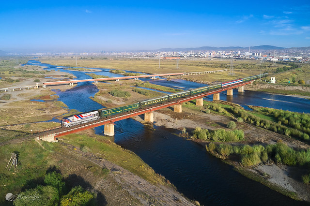 International train No.4 Moscow - Ulaanbaatar - Beijing