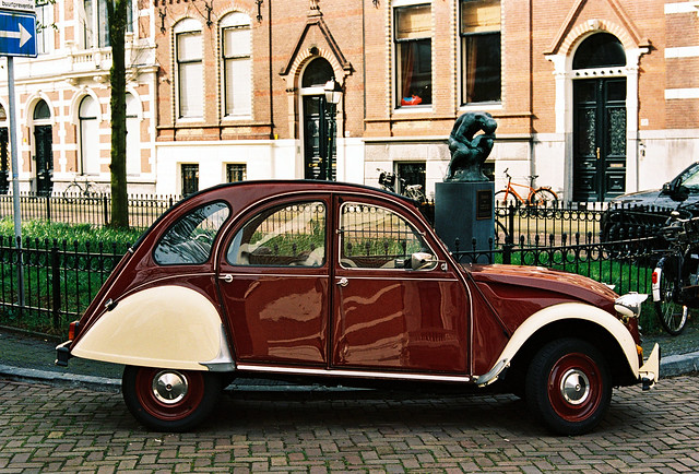 French car in Dutch town