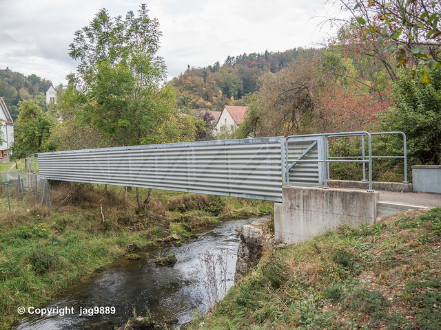 ALL620 Pedestrian Bridge over the Allaine River, Courchavon, Canton of Jura, Switzerland