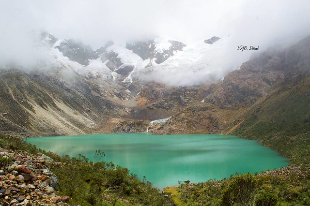 Laguna Rocotuyoc, Parque Nacional Huascarán, Carhuaz, Áncash, Peru