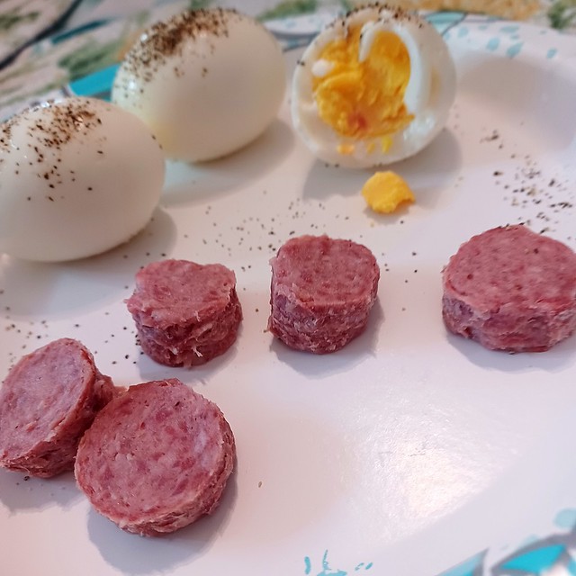 Boiled Eggs and Sausage 2