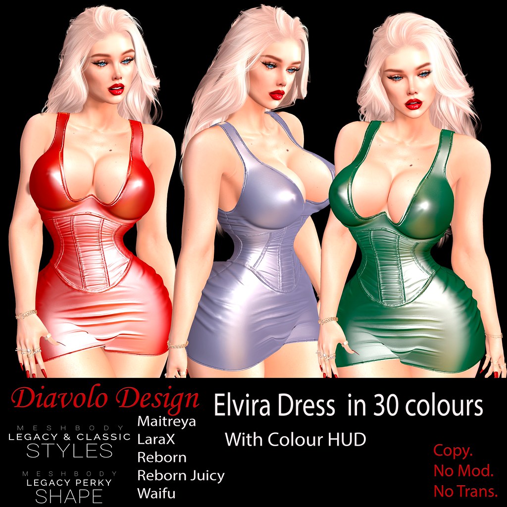 Diavolo Designs – Elvira Dress – Fatpack
