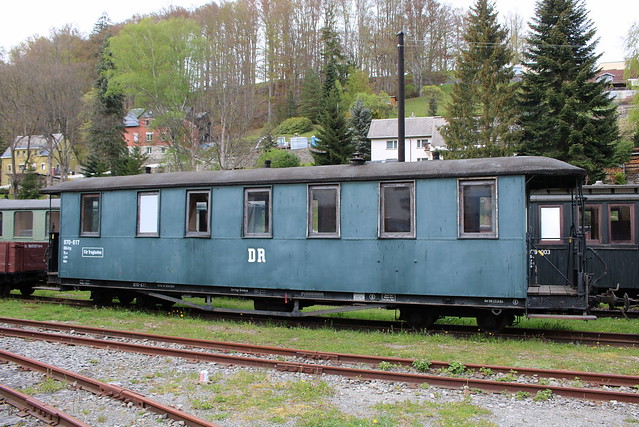 Sächsisches Schmalspurbahn-Museum Rittersgrün e.V.: Traglastenwagen KB4 trp 970-617 in Oberrittersgrün