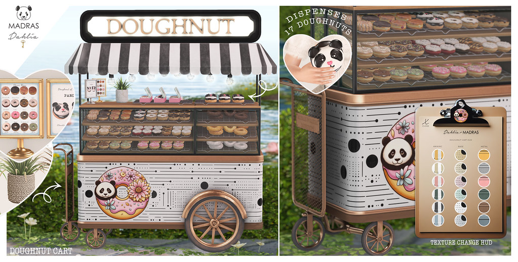 Dahlia X MADRAS – Doughnut Cart