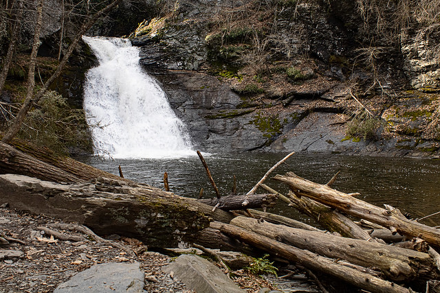 Waterfall, Pennsylvania, USA.,
