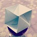 Waterbombic Dodecahedron - David Brill  . . . .  #waterbombicdodecahedron #dodecahedron #origamidodecahedron #geometricorigami #brilliantorigami #origamisolid #origamisolids #origamishape #origamishapes #origamigeometry #origamigeometrico #origamigeométri