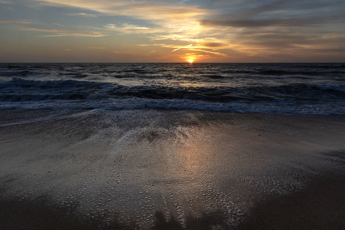 Marina Dunes Sunset by Stephen P. Johnson, Sunset over the Pacific Ocean at Marina Dunes State Park, California
california marinadunes landmark