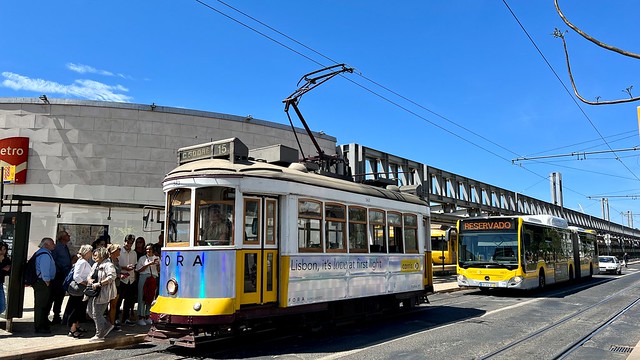 Tram no.563 at Cais do Sodré