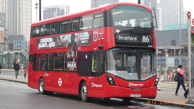 P1140987 82032 14632 LV73 FFU at Stratford Bus Station Stratford London