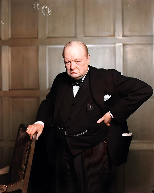 Winston Churchill (The Roaring Lion, 29 December 1941) (Taken by Yousaf Karsh)