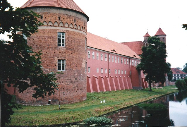 Château des évêques de Warmie, XIVe siècle, Lidzbark Warmiński, district de Lidzbark, voïvodie de Warmie-Mazurie, Pologne.