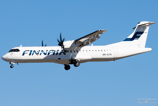 OH-ATH Finnair ATR 72-500, EFTP, Finland