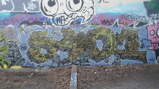 graffiti, Cobbs Hill Water Towers, Rochester