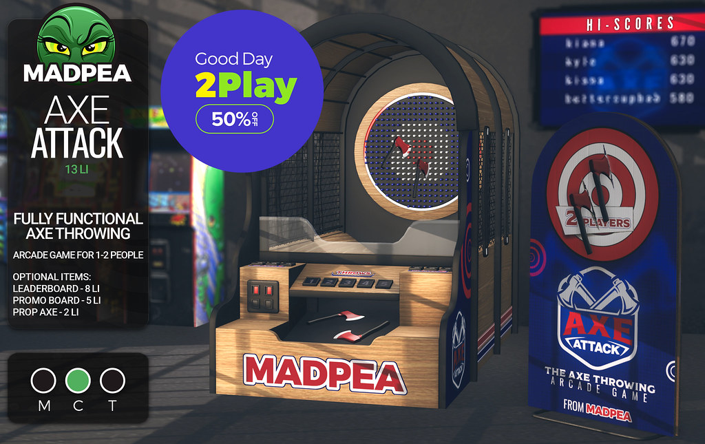 MadPea – It's a Good Day 2Play Axe Attack!