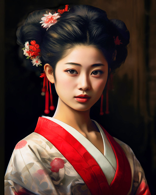 Yachiko Japanese Geisha V2