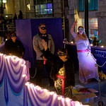 2024-02-07_22-05-07_ILCE-7CM2_DSCCV3061_DxO Travel to NOLA - February 2024 - Krewe of Nyx 

Founded in 2012, the Mystic Krewe of Nyx prides itself on embracing women of diverse backgrounds. Their motto is ?Friends come and go, but a sister is forever.?

Nyx (pronounced nicks) was the Greek goddess of the night. She was so powerful that not even Zeus dared to upset her. Past Nyx Goddesses have includes Chef Susan Spicer, singer Peggy Lee, the Dixie Cups (?Chapel of Love?), and Irma Thomas, the Soul Queen of New Orleans.

Nyx?s colors are hot pink and black. Their signature throw is the hand-decorated Nyx purse. The Krewe of Nyx typically parades on the St. Charles Parade route the Wednesday night before Mardi Gras.

    Year founded:  2012
    Membership:  250 females
    Number of floats: 16 floats
    Signature throw:  hand decorated purses