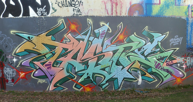 Taste graffiti, Cobbs Hill Water Towers, Rochester