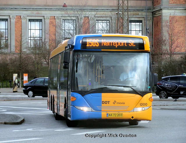 1st & last appearances by route 200S 13.7m Scanias on the 150S were made by 1200 & 1205 on final day of diesel buses on 150S as seen here-