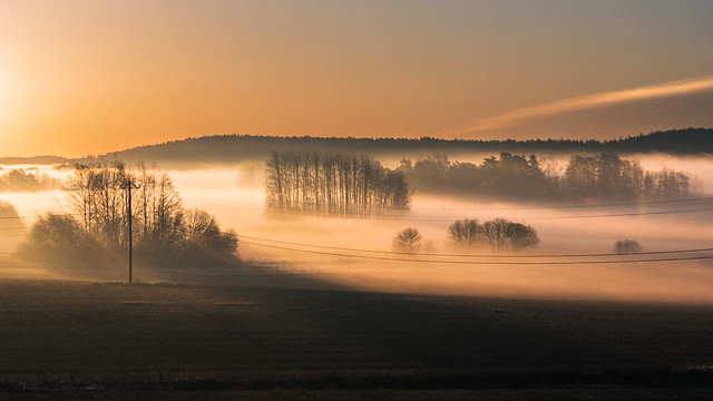 Foggy fields of Kuusisto