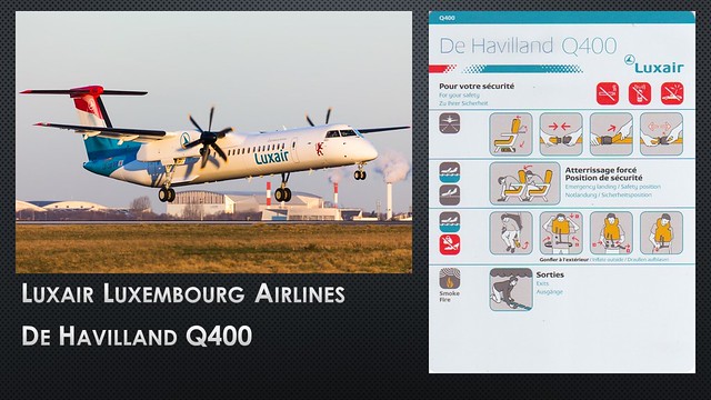 3453_Luxair Luxembourg Airlines De Havilland Q400