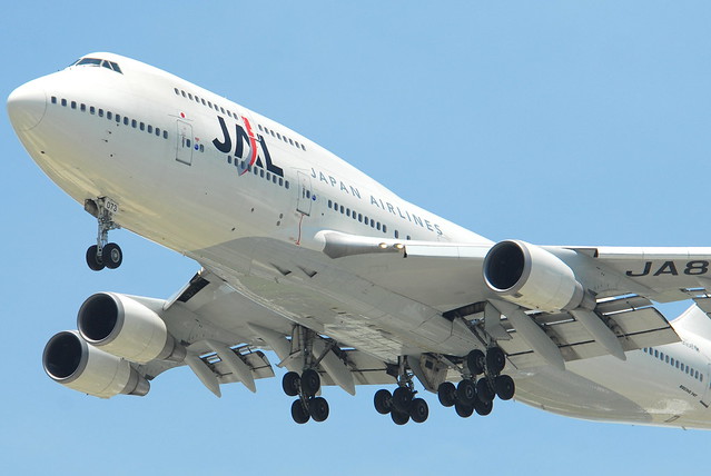 JAL Japan Airlines 日本航空 Boeing 747-446 JA8073