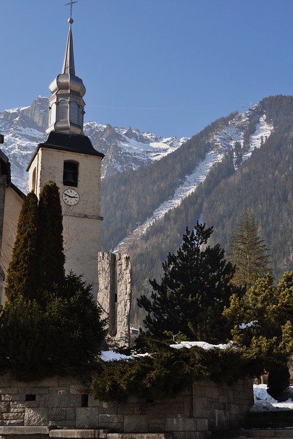 Eglise Saint Michel, 1709, Chamonix-Mont Blanc, Haute-Savoie, Auvergne Rhône-Alpes, France.