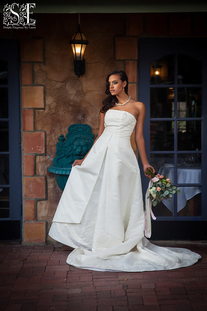 A Simple Wedding Gown