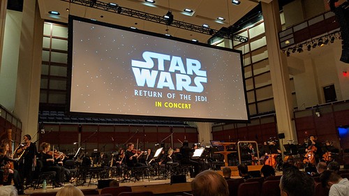 Phone Pics #526 Getting an early start on Star Wars Day with the North Carolina Symphony.