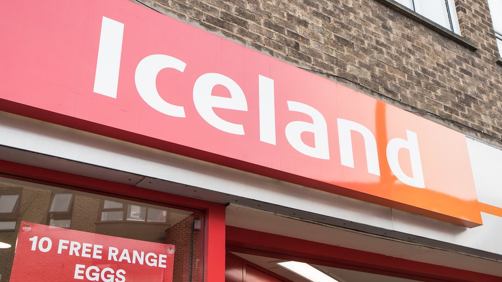 A photo of an Iceland supermarket in the UK
