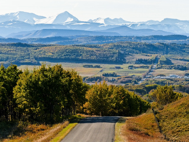 Glorious Alberta foothills in the fall, 2013