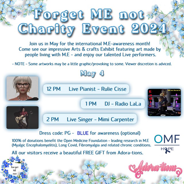 May 4 @ Forget ME not Charity Event