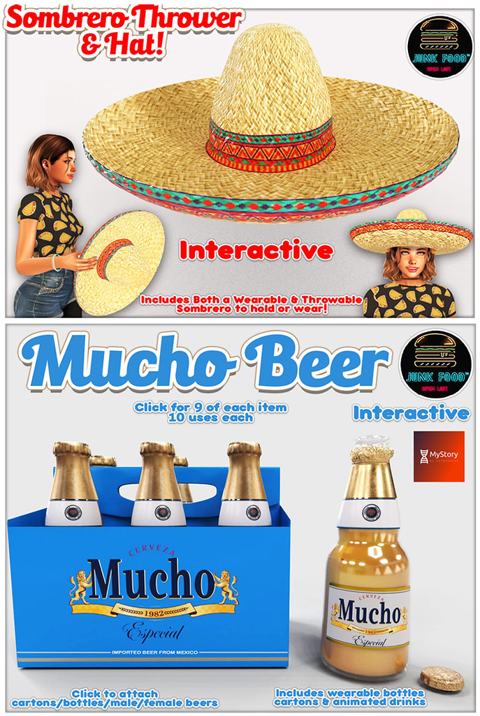 Junk Food – Sombrero Thrower & Mucho Beer