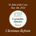 Embark on a spiritual journey with St. John of the Cross's 'Christmas Refrain' in our Marie du Jour feature. Explore Mary's pilgrimage to Bethlehem and the timeless message of preparation and hospitality. Listen now: carmelitequotes.blog #linkinbio #v