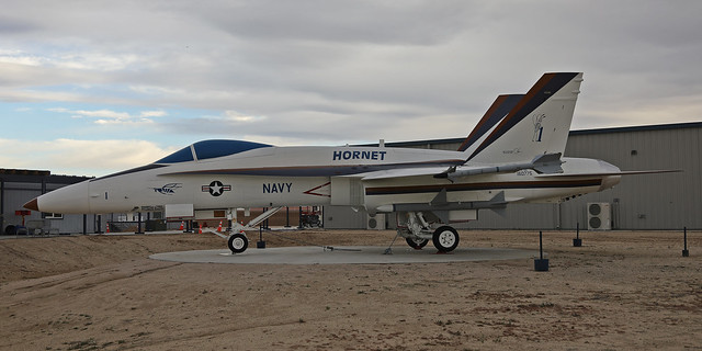 160775 McDonnell Douglas YF-18A Hornet China Lake Museum Ridgecrest CA 12th March 2024