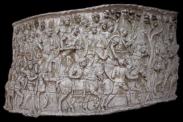 Trajan Leads the Troops in Forced March