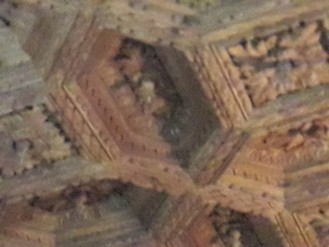 Intricate  work,   Coffered  Ceiling,    Ducal  Palace,  PLaza  de la Hora,  Pastrana,  Guadalajara,  Castille  La  Mancha,  Spain