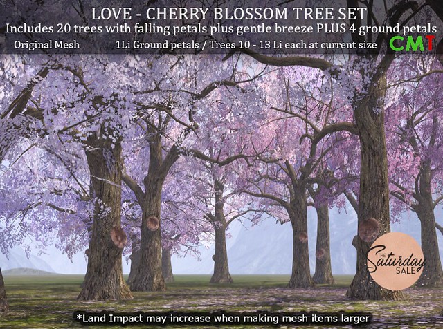 LOVE CHERRY BLOSSOM TREE SET