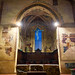 Pienza Cathedral Interior Renaissance Art Gothic Arches Stained Glass
