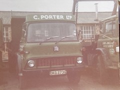 C.PORTER ,Waltham Cross ,Bedford TK ,long wheelbase tipper ,on permanent hire ,to Walthamstow Council ,East London.