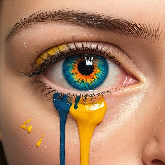 Paint tears - Acrylic Paint in the Eye - Ben Heine  (4)
