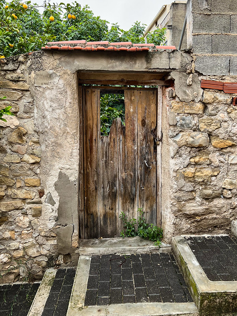Doors and walls of Moratalla in Spain III