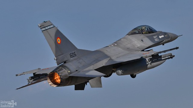 Romania Air Force General Dynamics F-16AM Fighting Falcon 1605